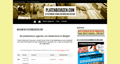 Desktop Screenshot of platenbeurzen.com